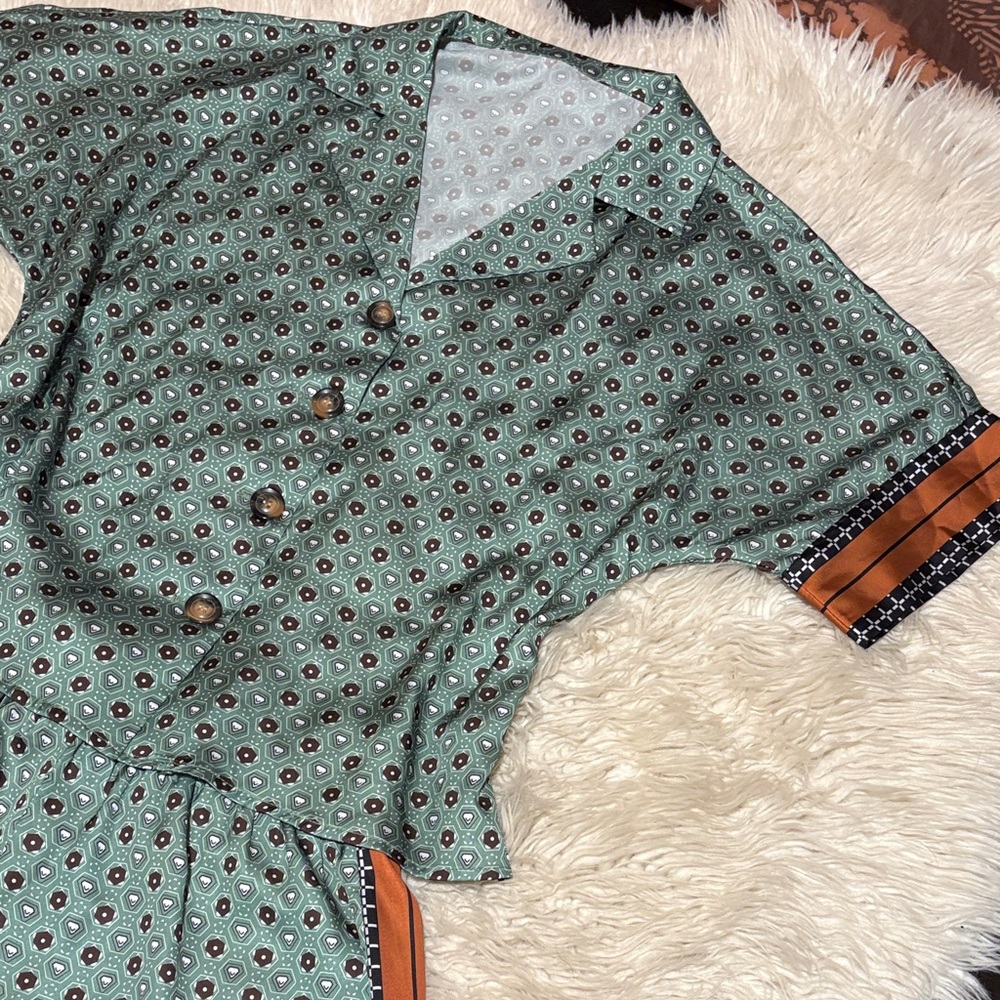 Patterned Pajama Set - image 3